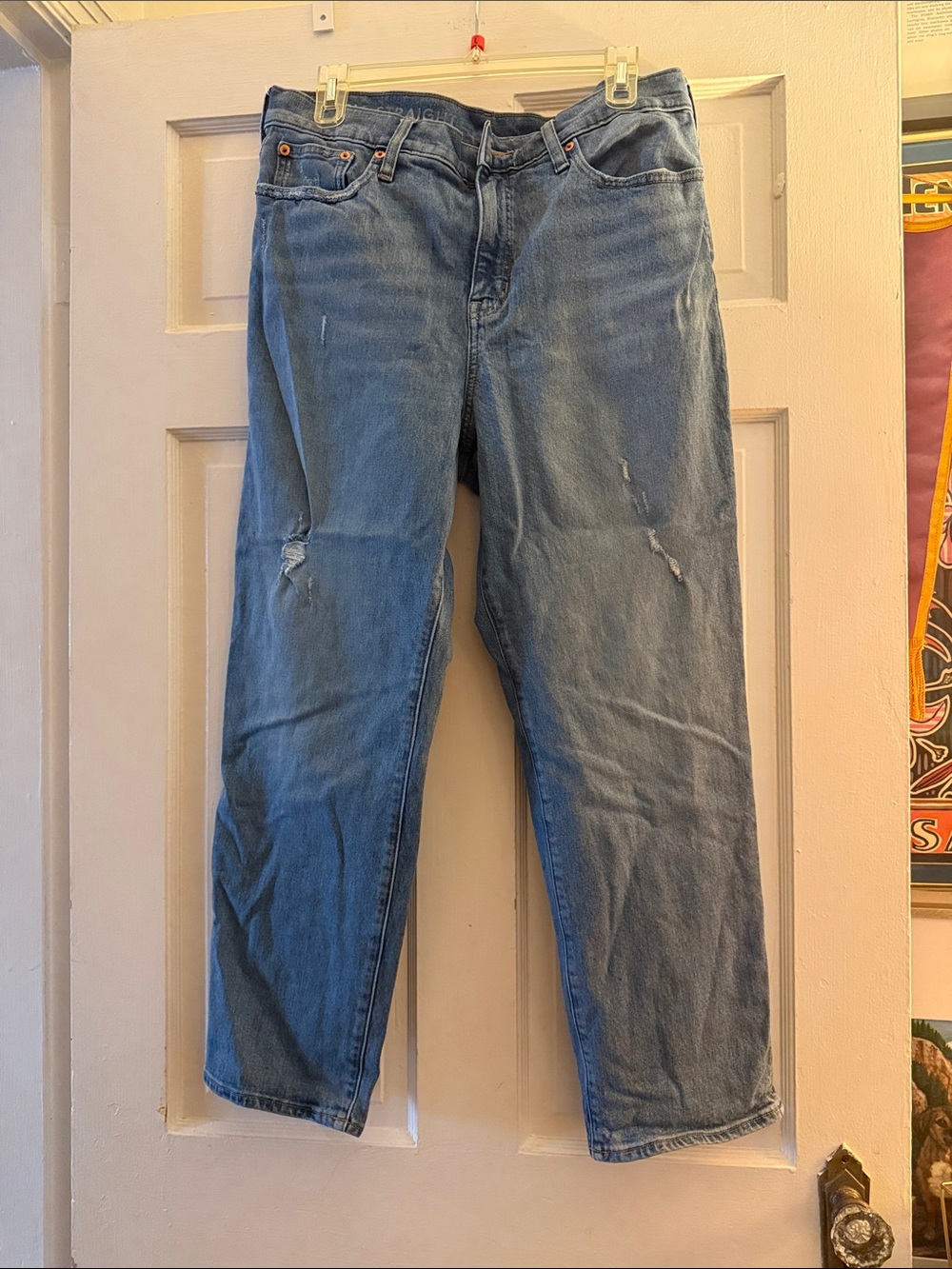 J. Crew Women’s Classic Straight-Leg Light Blue Jeans